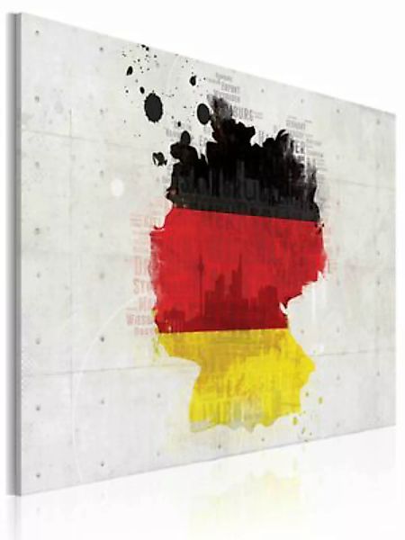 artgeist Wandbild Deutschlandkarte mehrfarbig Gr. 60 x 40 günstig online kaufen