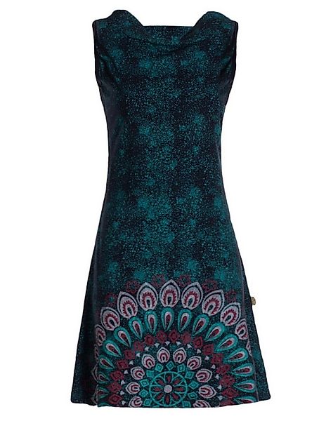 Vishes Sommerkleid Damen Sommerkleid Armlos Mandala-Kleid Tunika-Kleid T-Sh günstig online kaufen