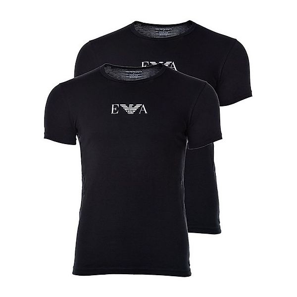 Emporio Armani T-Shirt Herren T-Shirt 2er Pack Baumwolle (Packung, 2er Pack günstig online kaufen