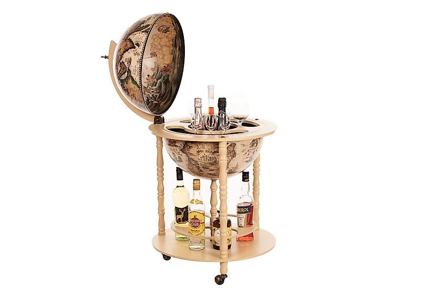 BIRENDY Dekoobjekt Birendy riesige Barwagen Hausbar mit Rollen Globusbar in günstig online kaufen