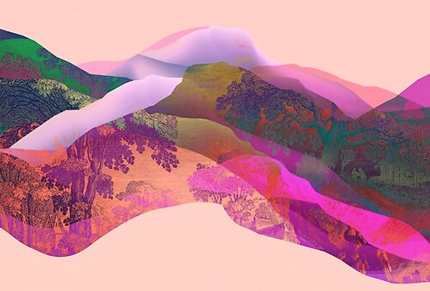 living walls Fototapete »Walls by Patel Magic Mountain« glatt Vlies, Wand günstig online kaufen