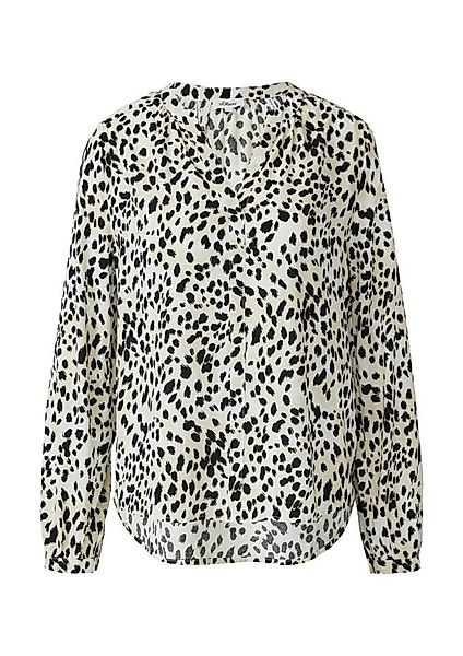s.Oliver Langarmbluse - Bluse mit Allover günstig online kaufen