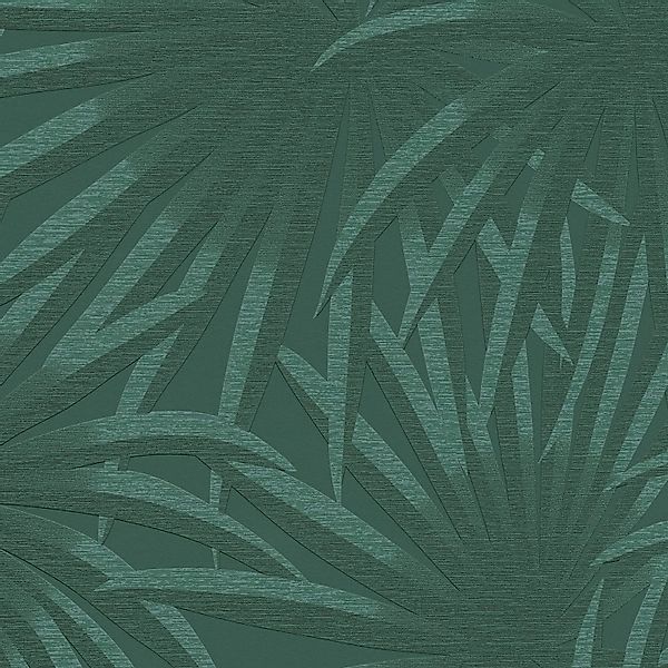 PROFHOME 393383-GU Natur Tapete Floral Matt Grün Smaragd-Grün 0,53 m x 10,0 günstig online kaufen