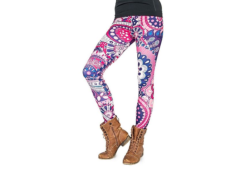 cosey Leggings Blumen-Leggings (Einheitsgröße) - Design Russische Blumen (f günstig online kaufen