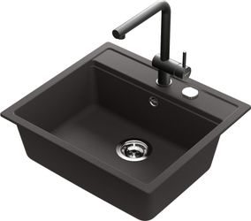 Schock Granitspüle Nemo N-100 und Armatur günstig online kaufen