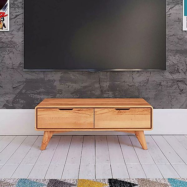 TV Bank aus Kernbuche Massivholz 90 cm breit günstig online kaufen