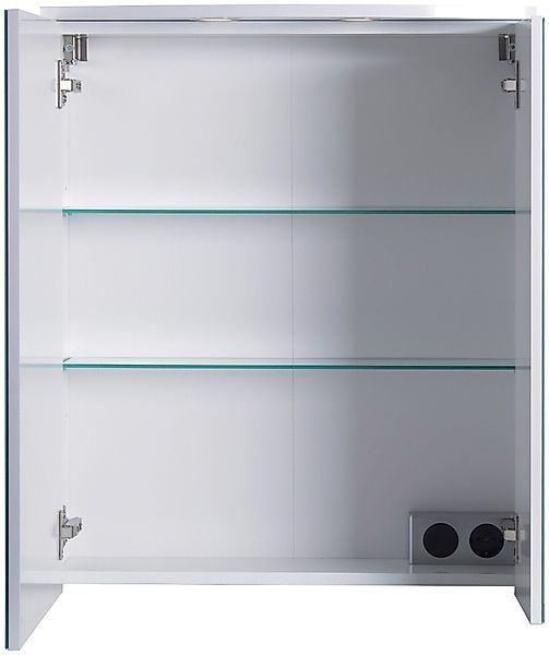 Schildmeyer Spiegelschrank "Verona", Breite 60 cm, 2-türig, 2 LED-Einbaustr günstig online kaufen