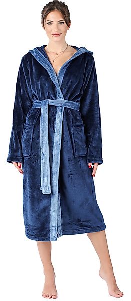 Bellivalini Bademantel Damen Bademantel lang mit günstig online kaufen