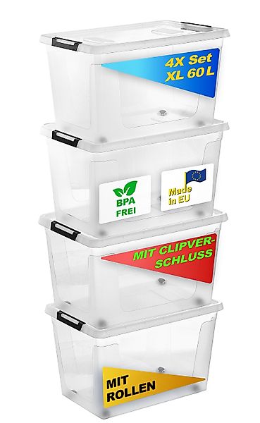 Gardissimo Aufbewahrungsbox 4 er Set mit günstig online kaufen