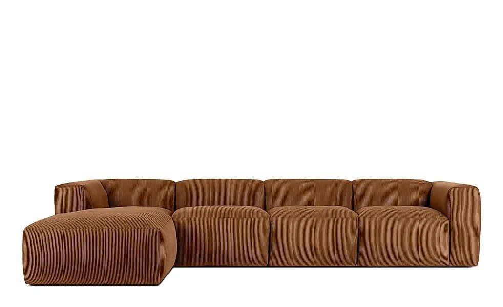 KONSIMO Ecksofa  Buffo ¦ orange ¦ Maße (cm): B: 365 H: 73 Polstermöbel > So günstig online kaufen