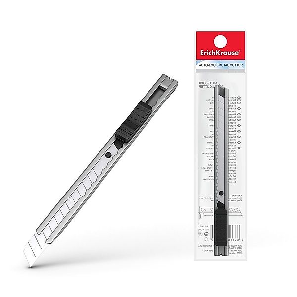 Erich Krause Cuttermesser, Cuttermesser 9mm Metallgehäuse günstig online kaufen