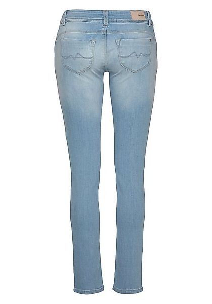 Pepe Jeans Slim-fit-Jeans NEW BROOKE mit 1-Knopf Bund und Reißverschlusstas günstig online kaufen