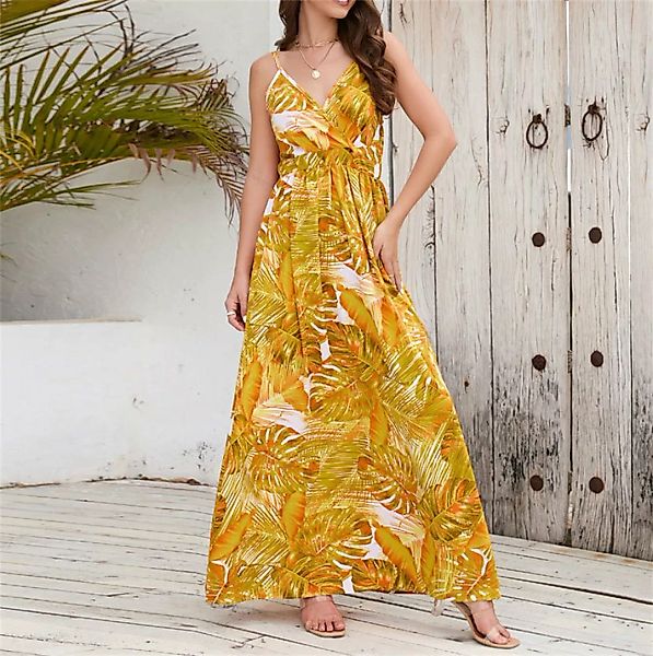 AFAZ New Trading UG Sommerkleid Damen Strandkleid Sommer lässig Spaghetti T günstig online kaufen