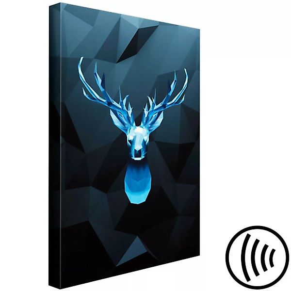 Bild auf Leinwand Ice Deer (1 Part) Vertical XXL günstig online kaufen
