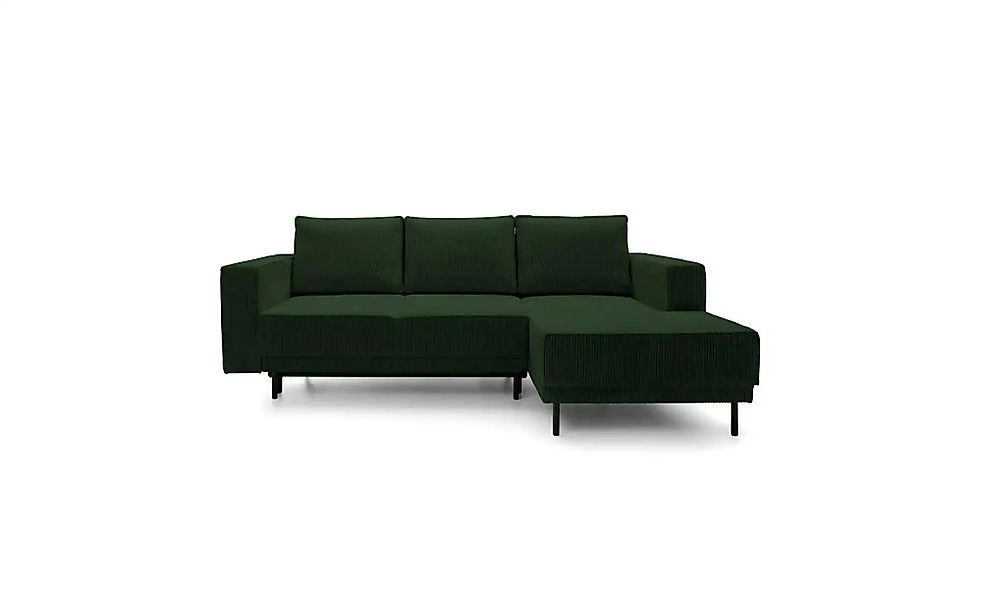 Selsey Ecksofa mit Schlaffunktion Rodario Mini ¦ grün ¦ Maße (cm): B: 241 H günstig online kaufen