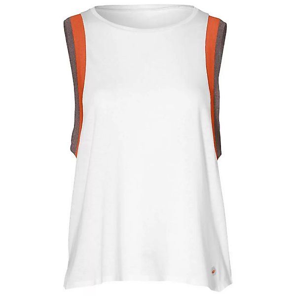 Asics Gel Cool 2 Ärmelloses T-shirt L Brilliant White / Nova Orange günstig online kaufen