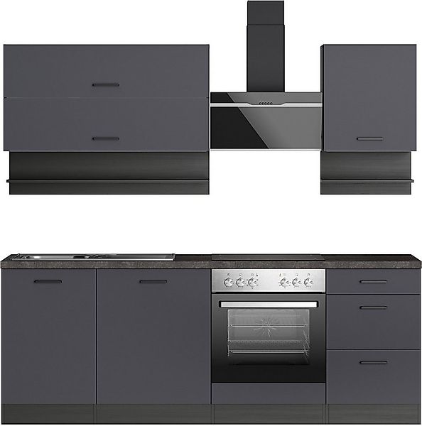 KOCHSTATION Küchenzeile KS-Frieda Breite 220 cm, wahlweise mit E-Geräten, m günstig online kaufen