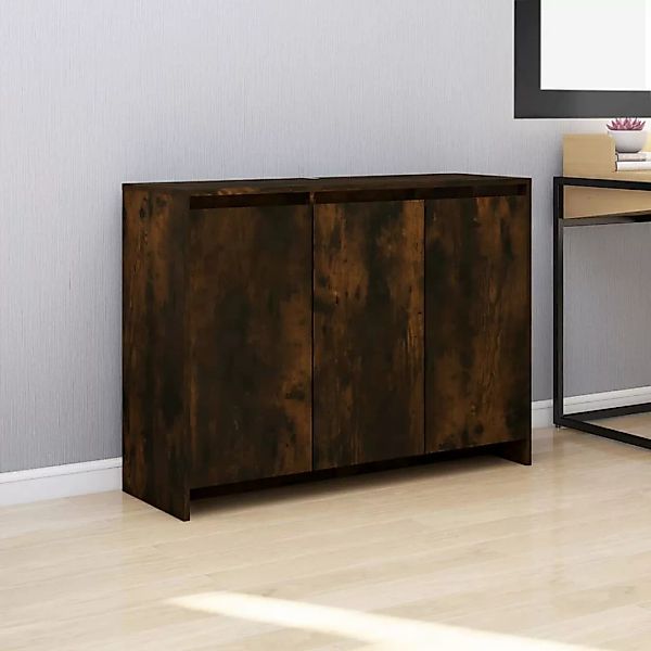 Sideboard Reuchereiche 102x33x75 Cm Spanplatte günstig online kaufen