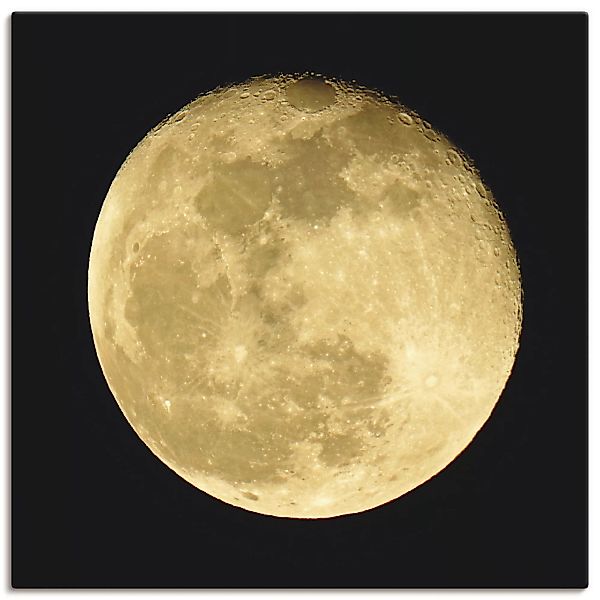 Artland Wandbild »Mond«, Weltraum, (1 St.), als Leinwandbild, Poster, Wanda günstig online kaufen