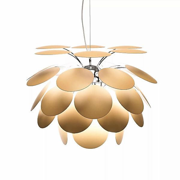 MARSET Discocó Pendellampe Ø 35 cm beige matt günstig online kaufen