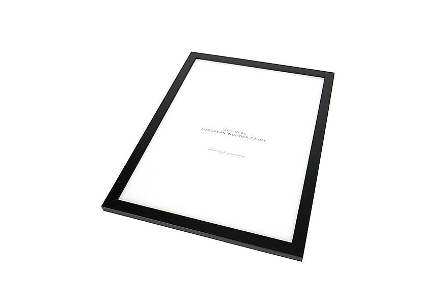 OTTO home Bilderrahmen Fotorahmen Galerierahmen schwarz, massive Kiefer, FS günstig online kaufen