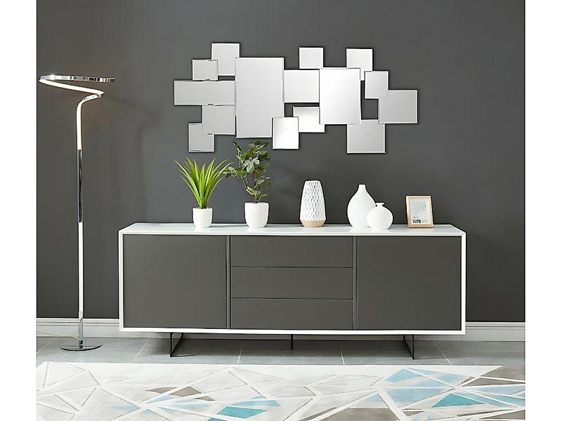 Wandspiegel geometrisches Design - 120 x 53 cm - AROL günstig online kaufen