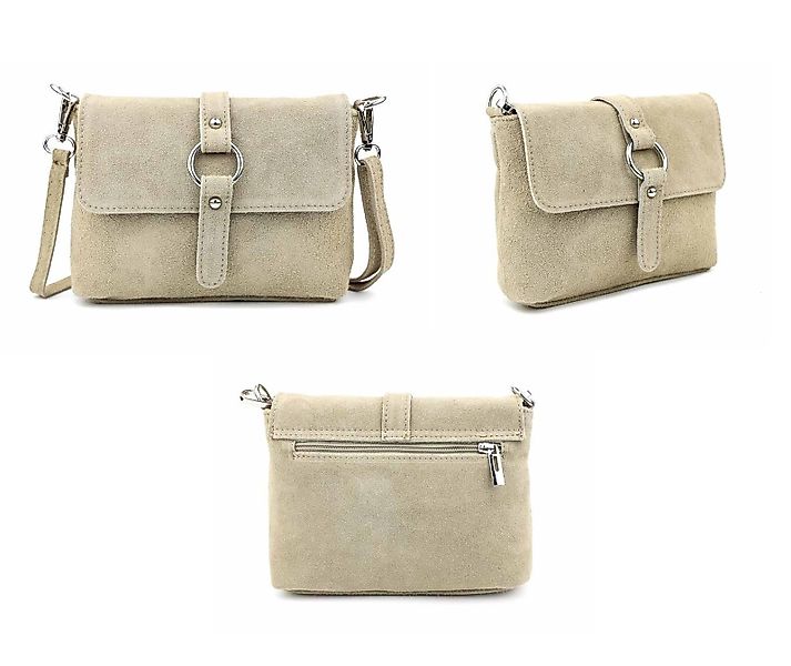 ITALYSHOP24 Schultertasche Made in Italy Damen Leder Tasche Umhängetasche H günstig online kaufen