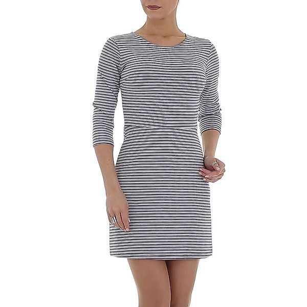 Ital-Design Minikleid Damen Freizeit Gestreift Stretch günstig online kaufen