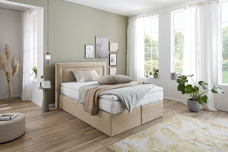 Westfalia Schlafkomfort Boxspringbett wahlweise mit Bettkasten und Topper günstig online kaufen