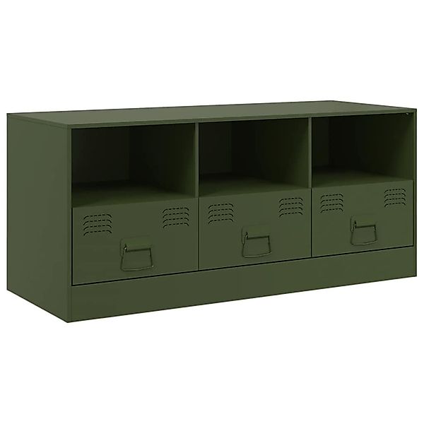 vidaXL TV-Schrank TV-Schrank Olivgrün 99x39x44 cm günstig online kaufen