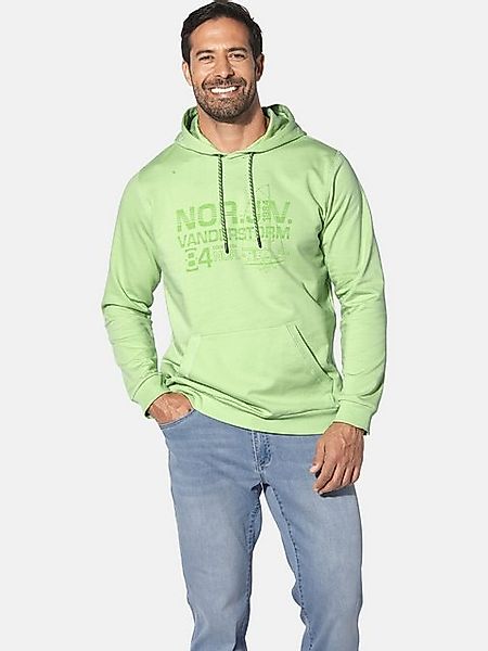Jan Vanderstorm Kapuzensweatshirt JEPPE mit bedruckter JV-Logo Kapuze günstig online kaufen