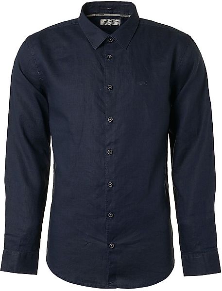 No Excess Hemd Leinen Navy - Größe XXL günstig online kaufen