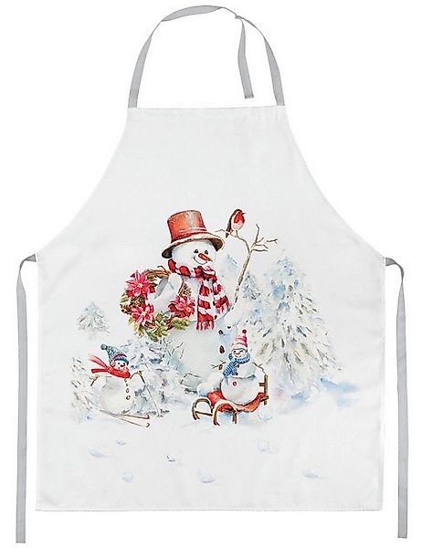 Ambiente® Kochschürze Sporty snowmen, (1-tlg., 1-teilig), Küchenschürze Nac günstig online kaufen