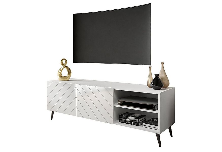 Lookway TV-Schrank VIRGINIA mit glänzend weißer Front günstig online kaufen
