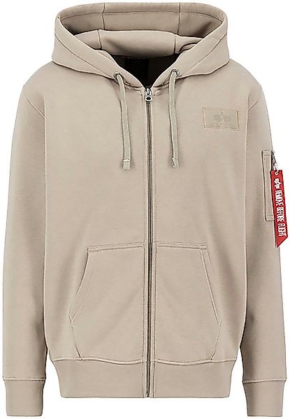 Alpha Industries Kapuzensweatjacke Back Print Zip günstig online kaufen