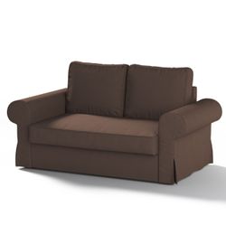Bezug für Backabro 2-Sitzer Sofa ausklappbar, braun, Bezug für Backabro 2-S günstig online kaufen