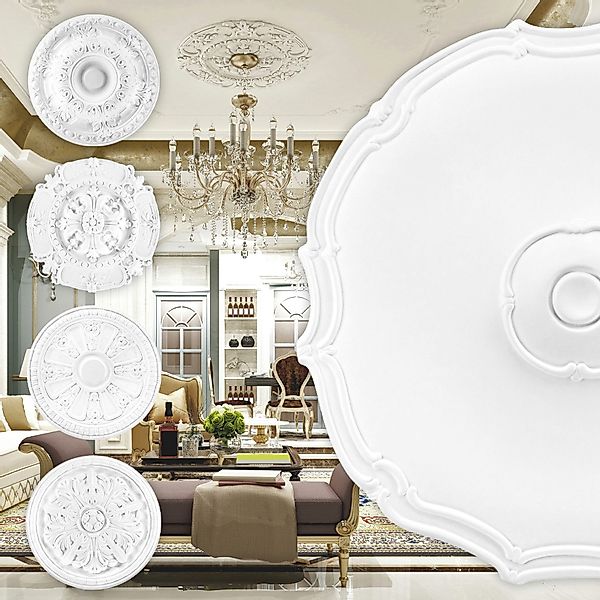 Grand Decor Wanddekoobjekt R113 (Stuckrosette aus günstig online kaufen