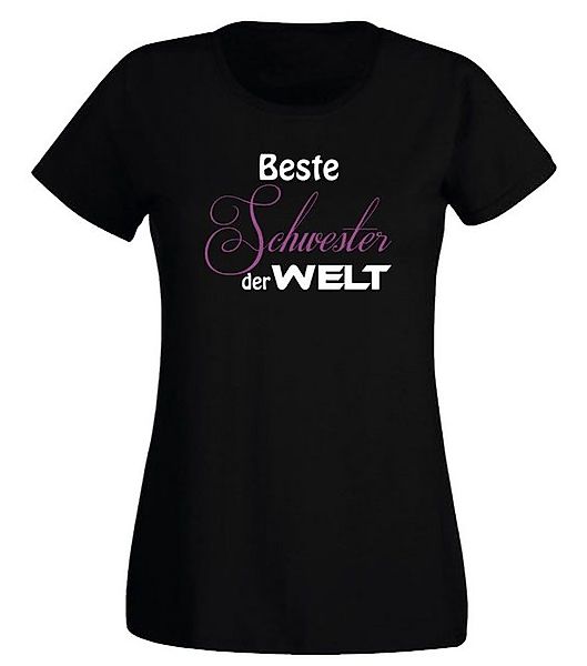 G-graphics T-Shirt Damen T-Shirt - Beste Schwester der Welt Slim-fit, mit F günstig online kaufen