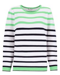 Hajo Rundhalspullover Pullover Strukturmasche günstig online kaufen