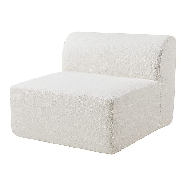 en.casa Sofaelement, »Hurvas« Sofa-Modul Mittelelement Bouclé günstig online kaufen