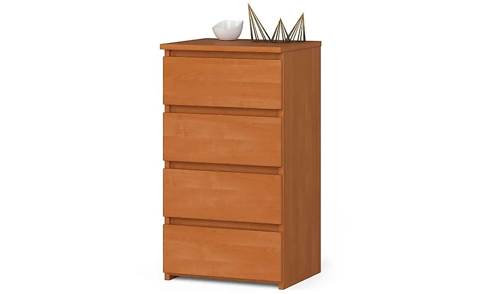 Kommode mit 4 Schubladen Carlo ¦ braun ¦ Maße (cm): B: 40 H: 74 Kommoden & günstig online kaufen