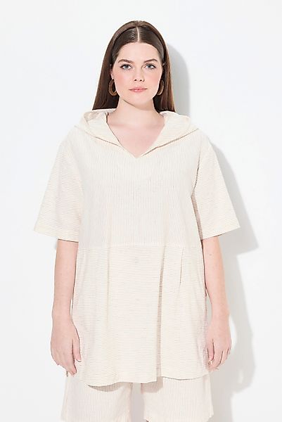 Ulla Popken Tunika Blusen-Tunika Eggshape Kapuze günstig online kaufen