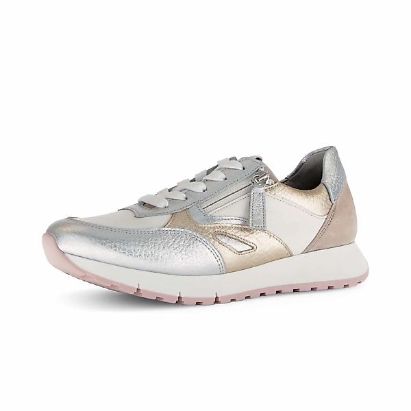 Gabor Sneaker "Sneaker low Materialmix Leder" günstig online kaufen