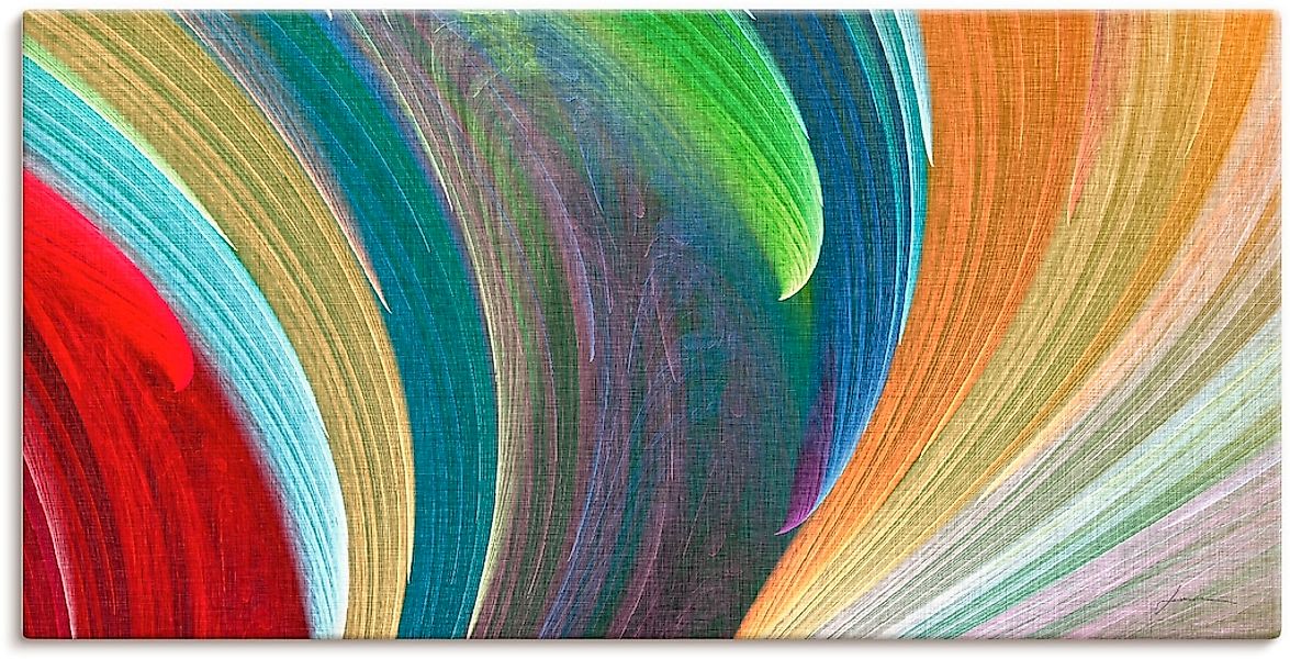 Artland Leinwandbild "Windwellen III" Muster 1 Stk. tlg. auf Holzrahmen ges günstig online kaufen
