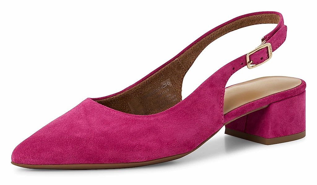 Tamaris Slingpumps, Blockabsatz, Abendschuh, Sommerschuh mit verstellbarem günstig online kaufen