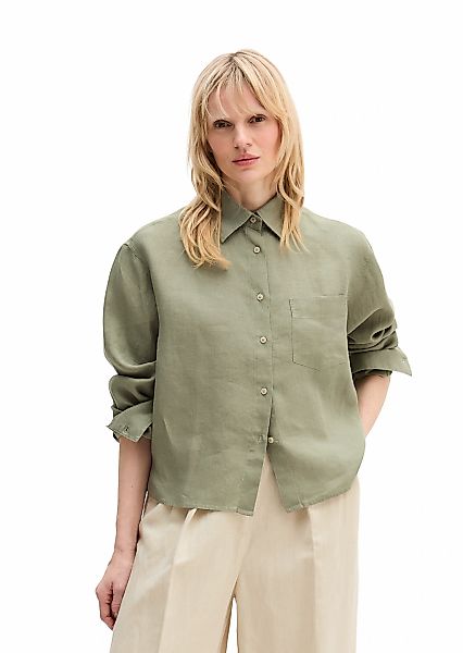 Marc OPolo Langarmbluse Leinenbluse regular fit mit natürlich kühlender Fun günstig online kaufen