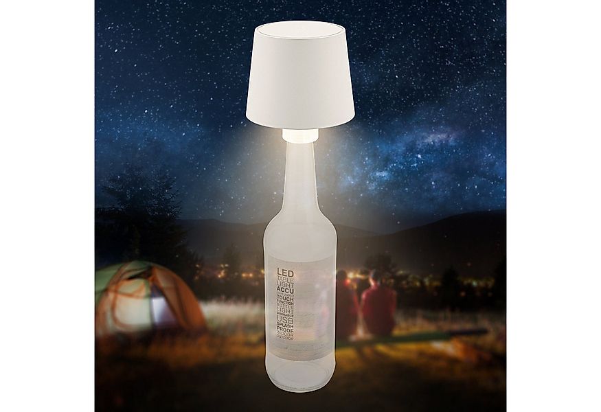 Briloner Leuchten LED Tischleuchte Akku kabellos Aufsatz für Flaschen, LED günstig online kaufen