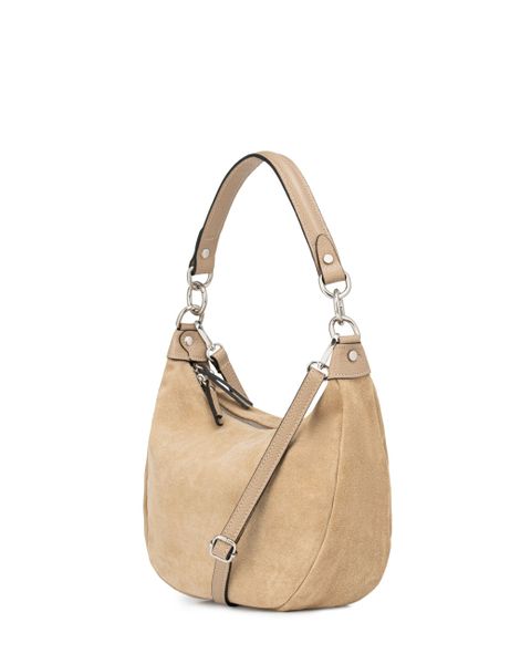 Caspar Schultertasche Leder Hobo Bag edle günstig online kaufen