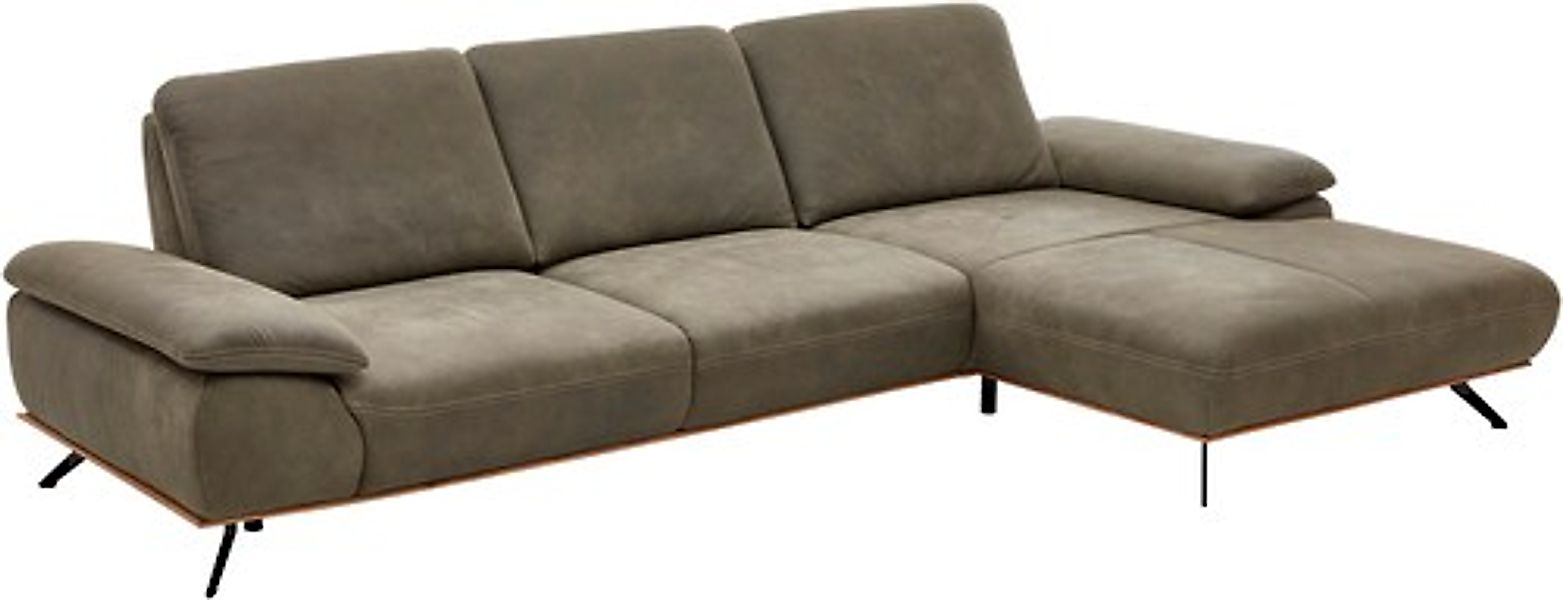 Die PlanBar Ecksofa »PN-EM18063 L-Form«, wahlweise mit echt bezogenem Rücke günstig online kaufen