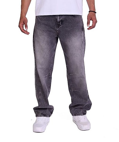 Denim Distriqt Loose-fit-Jeans Basic Baggy HiP HoP Herren Jeans Schwarz W33 günstig online kaufen